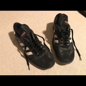 Adidas Samba black and white soccer shoes